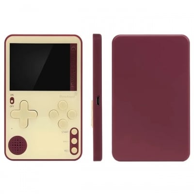 Consola de jocuri portabilă K10 500 de jocuri 2,4 inci 400 mAh AV Link Ultra Subțire Roșu