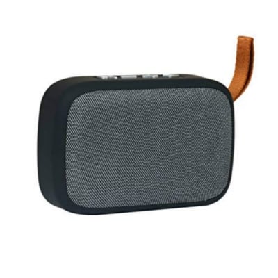 Boxa Bluetooth portabila Tablepro G2, card SD, radio FM, 400mAh, slot USB, gri