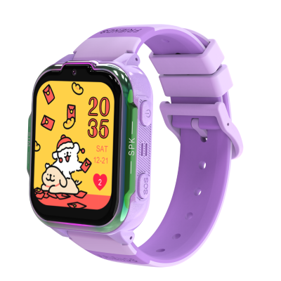 Ceas inteligent pentru copii Universe Vers DH20, chat, video chat, jocuri, camera HD, locație, violet