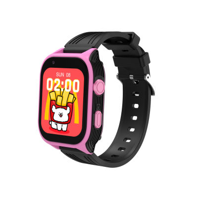 Ceas inteligent pentru copii D8, apeluri video si HD, chat vocal, gard electronic, istoric locație, Android 8.1, SOS, roz