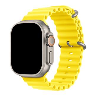 Curea ceas inteligentă - Apple Watch 42-49 mm, Ocean Band, Galben