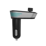 AP02 Transmițător auto Radio FM Două porturi USB Bluetooth 5.3 Anulare zgomot Negru